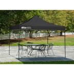 Solo100 10 ft. x 10 ft. Black Straight Leg Canopy