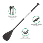 Hydro Force Kahawai 10 Foot Inflatable SUP Paddle Board Package w/ Pump
