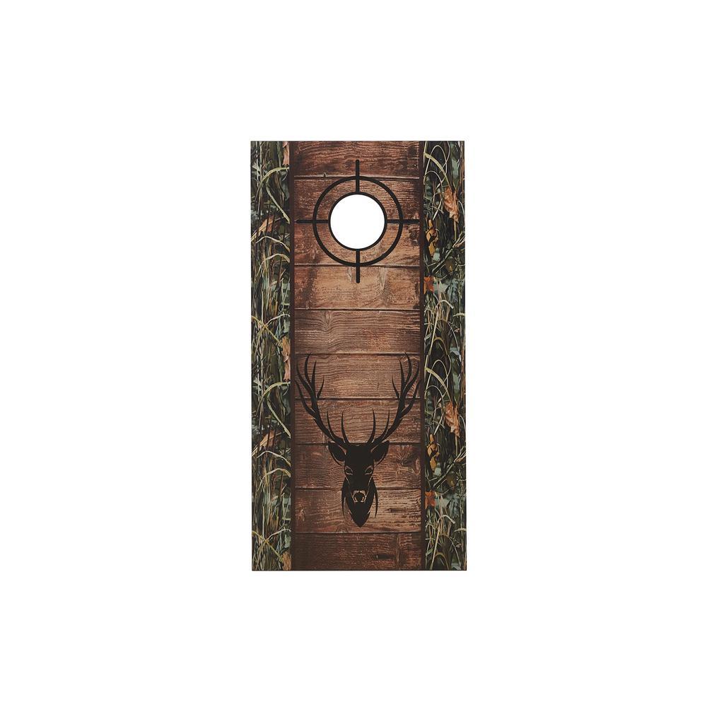 Deer Hunter Wood Cornhole Set