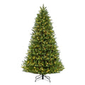 Puleo International 6.5 ft Pre-Lit Glacier Fir Artificial Christmas Tree with 500 UL-Listed Clear Lights