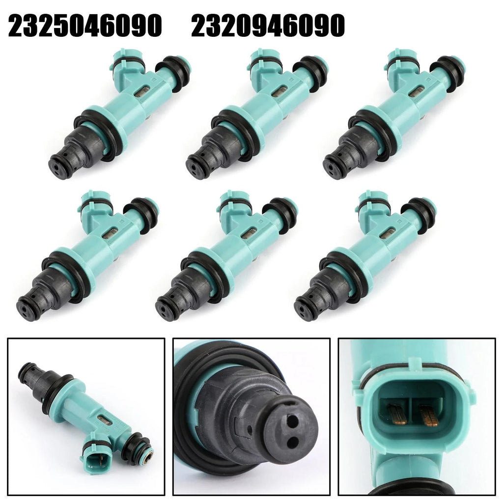 1998-2000 Lexus SC300 3.0L 6PCS Fuel Injectors 23250-46090 842-12268 2320946090 Generic