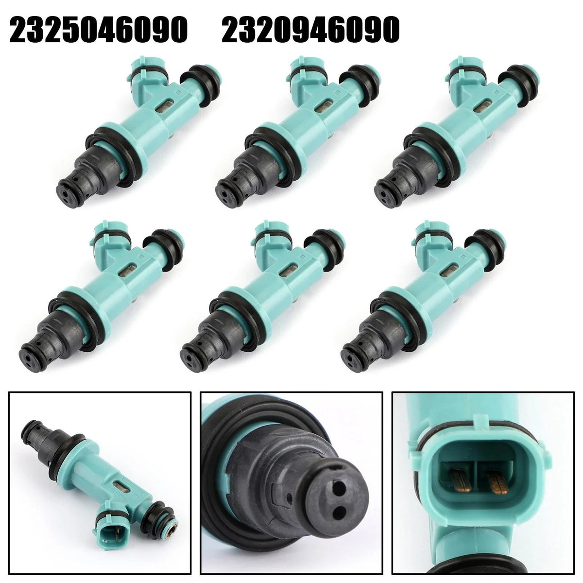 1998-2000 Lexus SC300 3.0L 6PCS Fuel Injectors 23250-46090 842-12268 2320946090 Generic