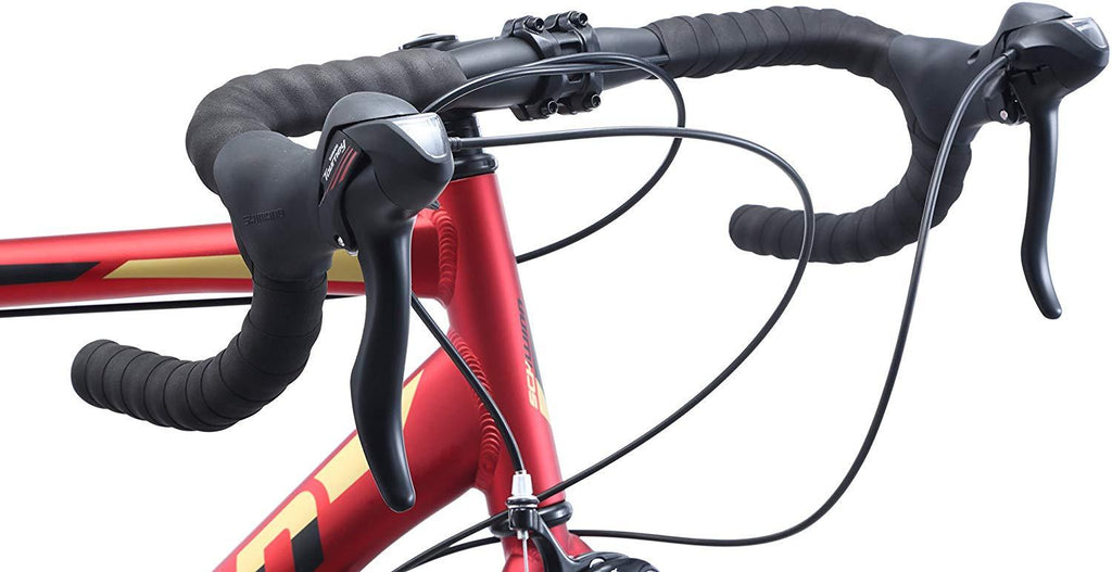 Schwinn Volare 1400 Bicycle-Color:Matte Red,Size:700C,Style:Men's Drop Bar Road