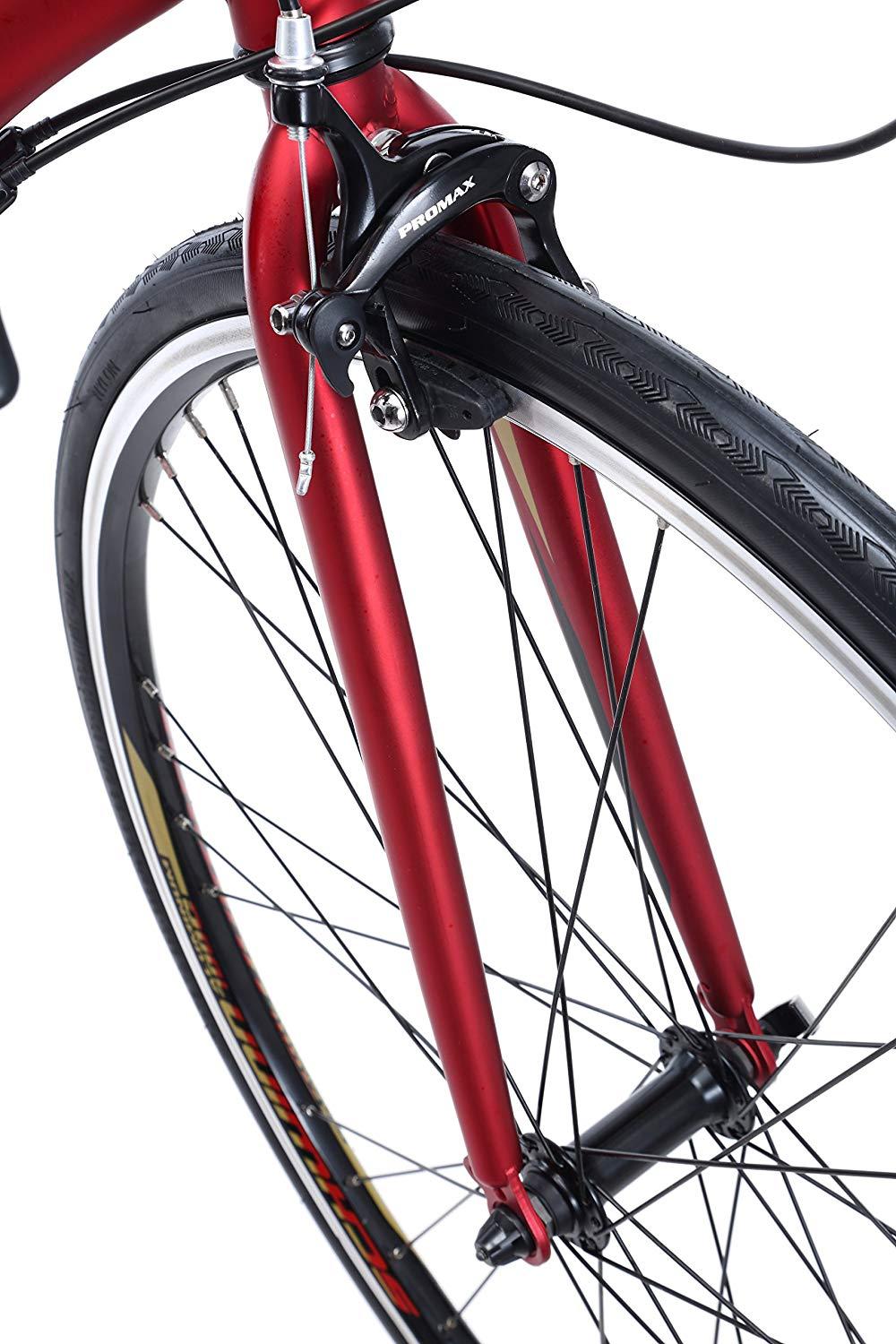 Schwinn Volare 1400 Bicycle-Color:Matte Red,Size:700C,Style:Men's Drop Bar Road