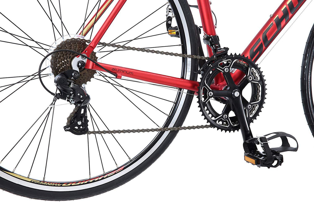 Schwinn Volare 1400 Bicycle-Color:Matte Red,Size:700C,Style:Men's Drop Bar Road