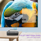 android 9.0 led lcd projector blue-tooth home theater wlan online apps tv