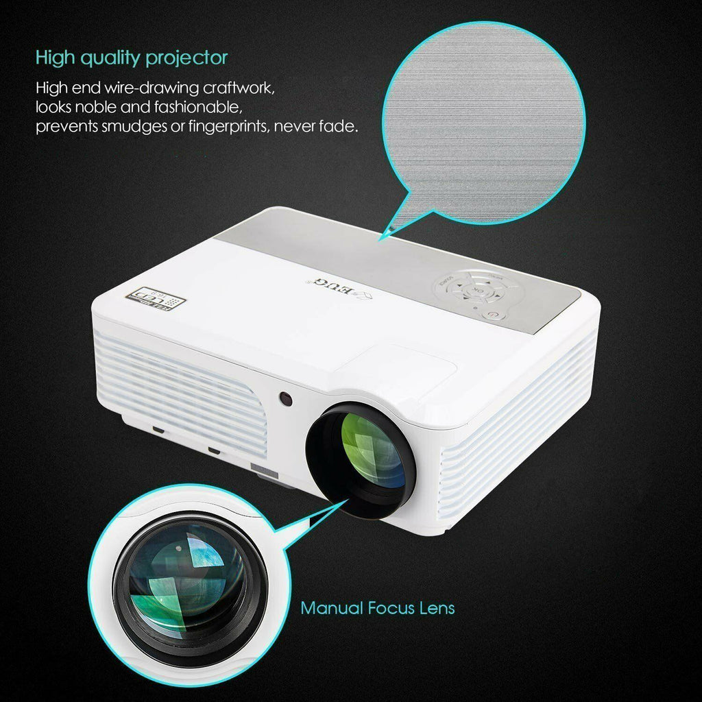android 9.0 led lcd projector blue-tooth home theater wlan online apps tv