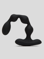 12 Function Rechargeable Bendable Vibrating Anal Beads, Black