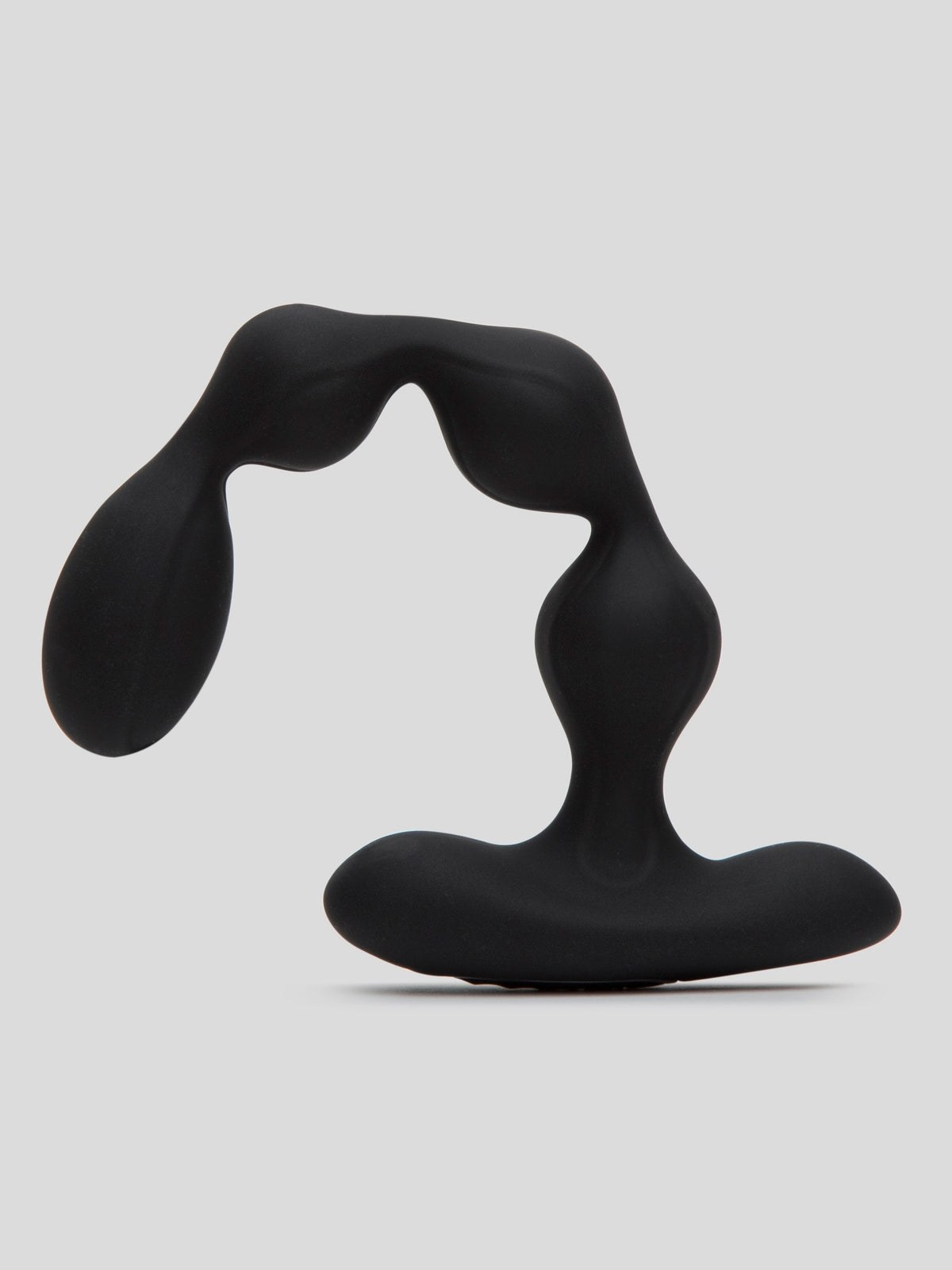 12 Function Rechargeable Bendable Vibrating Anal Beads, Black