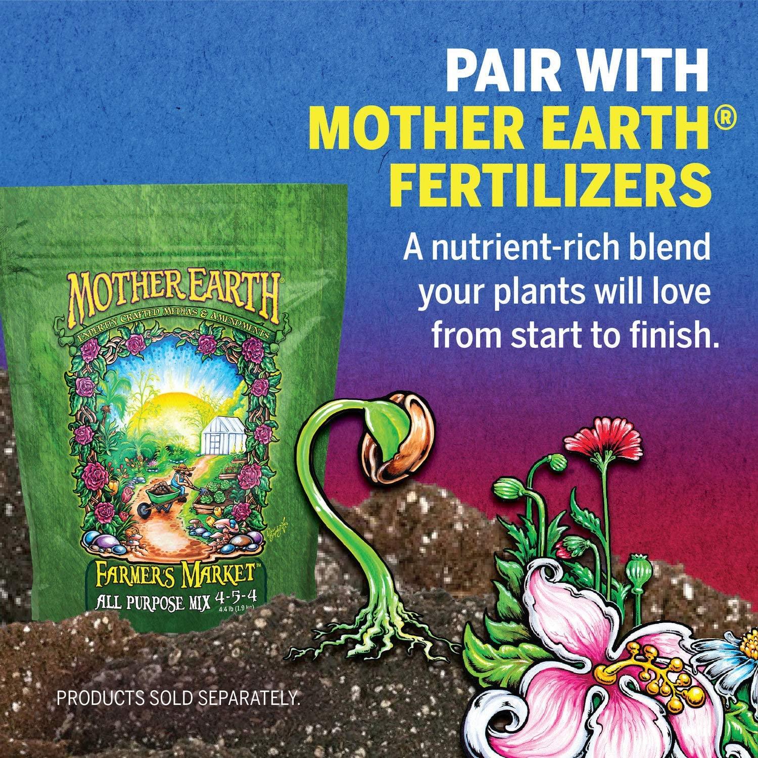 mother earth products terracraft potting soil, all purpose potting soil for all plants, flowers, vegetables and tomatoes, 2 cu. ft., 3-pack, brown