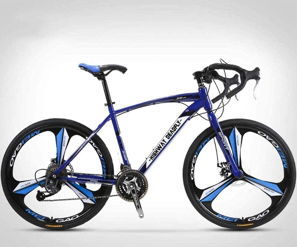 YIXINHUI Sports Outdoor Bicycle 26-Inch Road Bicycle, 27-Speed Bikes, Double Disc Brake, High Carbon Steel Frame, Road Bicycle Racing, Men's and Women Adult-Only 6-20 jianyou