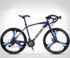 YIXINHUI Sports Outdoor Bicycle 26-Inch Road Bicycle, 27-Speed Bikes, Double Disc Brake, High Carbon Steel Frame, Road Bicycle Racing, Men's and Women Adult-Only 6-20 jianyou