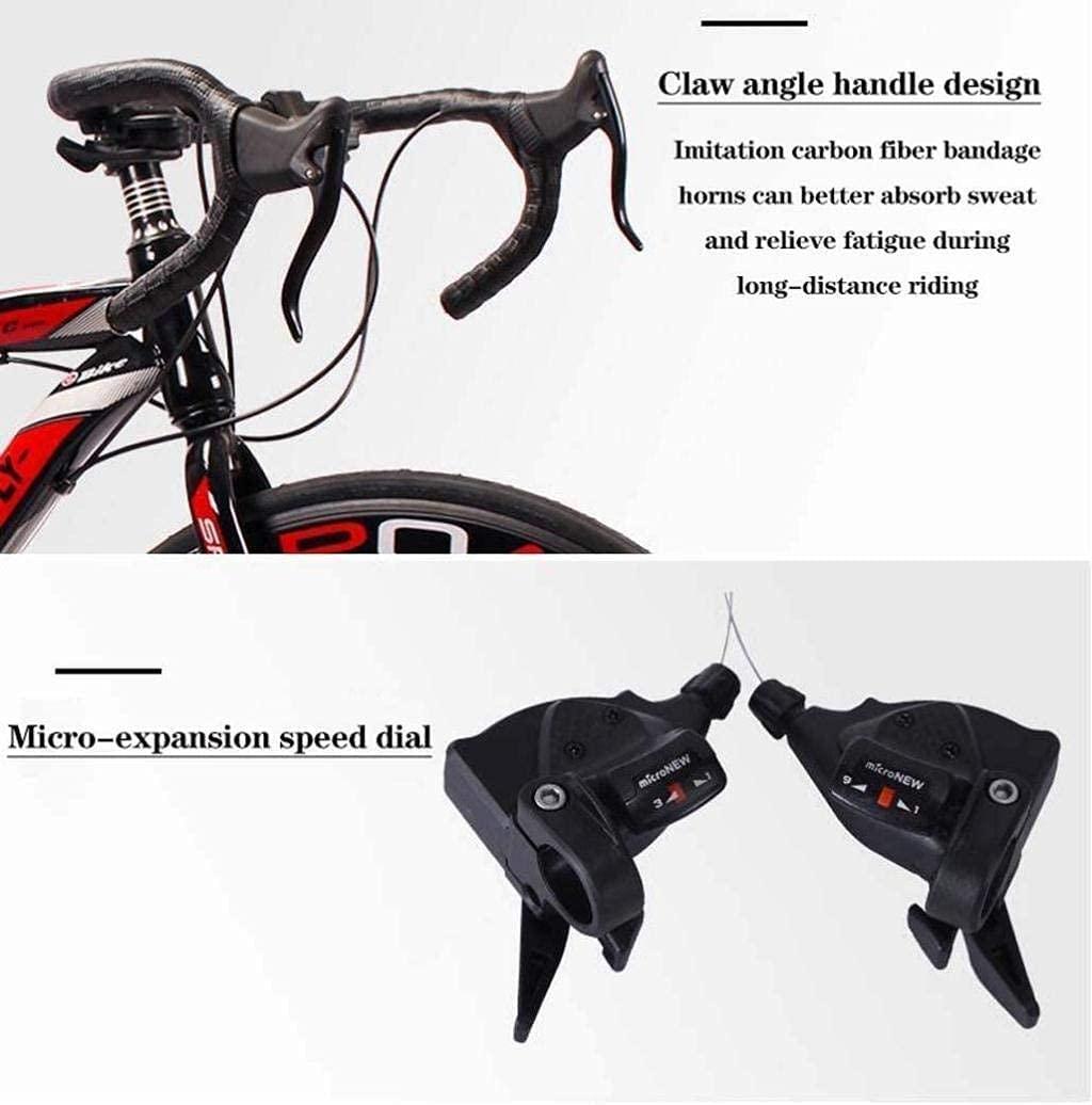 YIXINHUI Sports Outdoor Bicycle 26-Inch Road Bicycle, 27-Speed Bikes, Double Disc Brake, High Carbon Steel Frame, Road Bicycle Racing, Men's and Women Adult-Only 6-20 jianyou