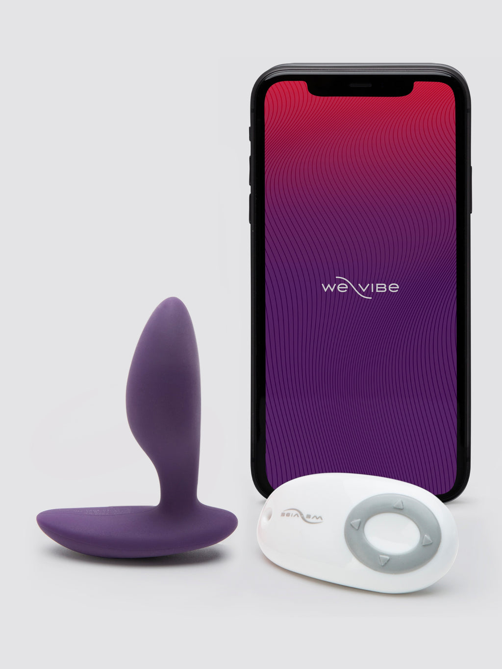 We-Vibe Ditto Rechargeable Remote and App Control Vibrating Butt Plug, Purple | Purple