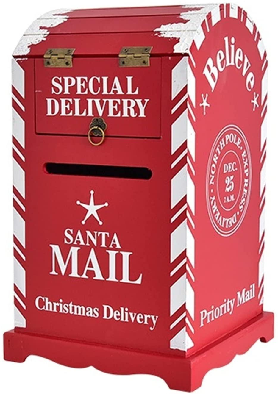 SMYONGPINGLED Lights with Light String Christmas Decorations Red Mailbox Bird House Cabin Indoor and Outdoor for Christmas Party Festival Year Craft Supplies 27 Indoor and Outdoor Waterproof