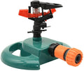 DJASM Adjustable Garden Lawn Sprinkler with Nozzle Holder Rotating Water Sprinkler Rocker Nozzles Garden Greenhouse Watering 1PCS (Size : 3I4 Hose)
