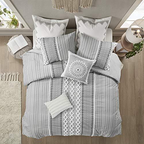 INK+IVY Chenille/Cotton Tufted Comforter Set, King/California King