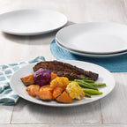 Layla Set of 4 Coupe Dinner Plates
