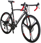 YH-XC550 Road Bike for Men 54cm Frame Bicycle 700C Wheels 21 Speed Dual Disc Brake Urban Commuter Bikes