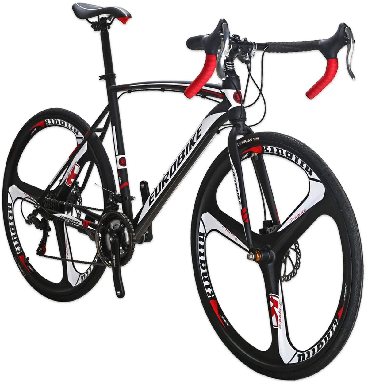 YH-XC550 Road Bike for Men 54cm Frame Bicycle 700C Wheels 21 Speed Dual Disc Brake Urban Commuter Bikes