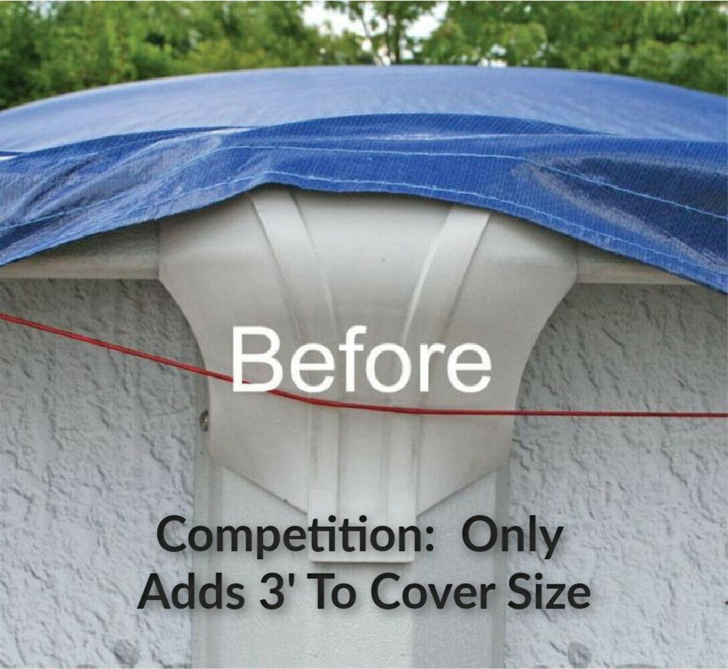 harris pool products 10-year winter covers for above ground oval pools