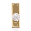 2.37 in. Quaker Double Dummy Set  Satin Nickel