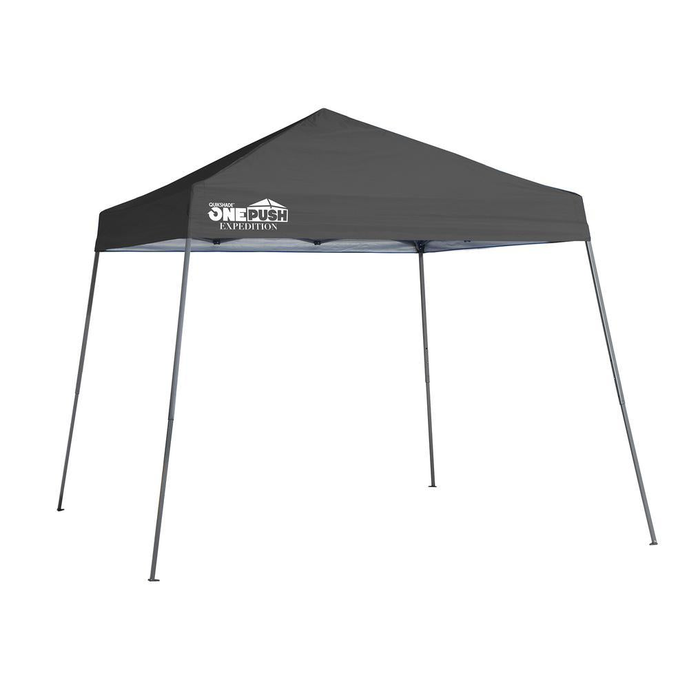 10 ft. x 10 ft. Charcoal Slant Leg Pop-Up Canopy