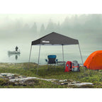 10 ft. x 10 ft. Charcoal Slant Leg Pop-Up Canopy
