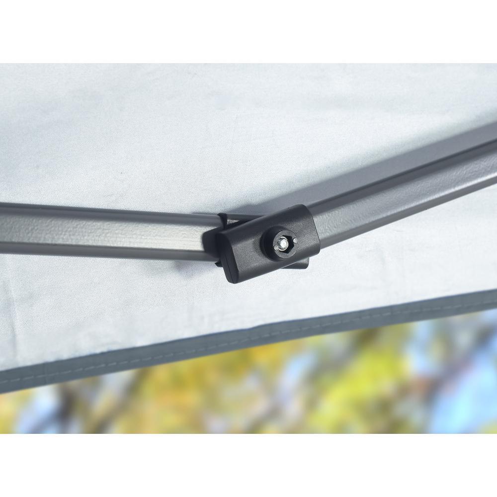 10 ft. x 10 ft. Charcoal Slant Leg Pop-Up Canopy