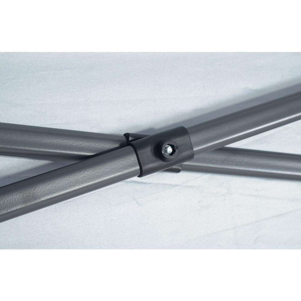 10 ft. x 10 ft. Charcoal Slant Leg Pop-Up Canopy