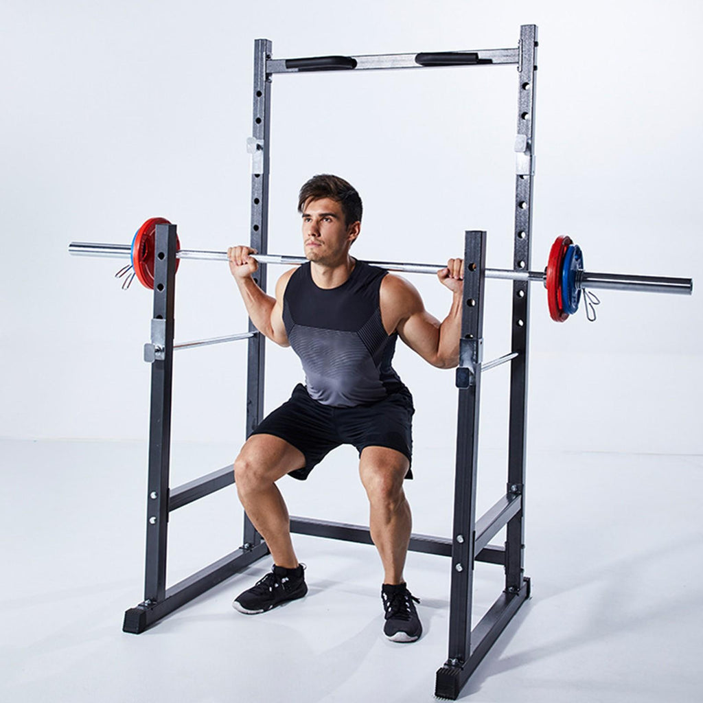 Fxbar Half Frame Barbell Squat Rack Pull-Up Multi-Function Fitness Equipment