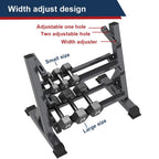 Ounuo 3 Tier Heavy Duty Dumbbell Rack Home Gym Weight Rack Dumbbell StoraStand Holder, Latest Model(Rack Only)