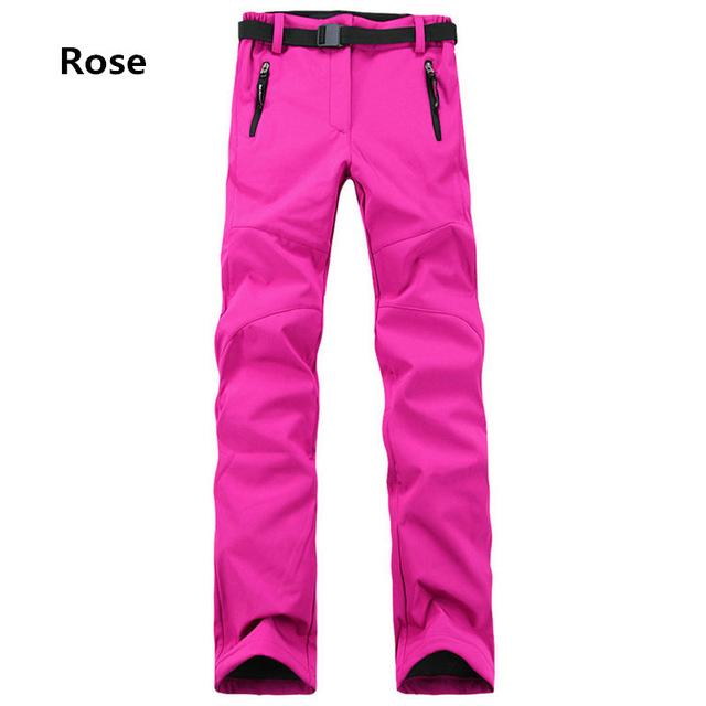 Women's Clothing - Winter Thick Warm Fleece Softshell Pants