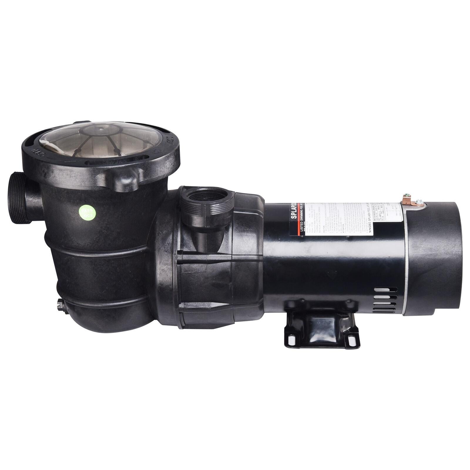1.5hp efficient water pumping pool pump black easy to assemble safe to use