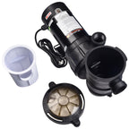 1.5hp efficient water pumping pool pump black easy to assemble safe to use