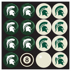 Michigan State Home Versus Away Billiard Ball Set