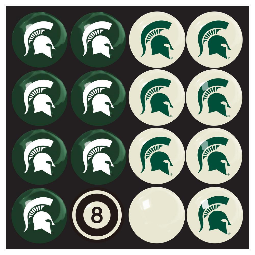 Michigan State Home Versus Away Billiard Ball Set