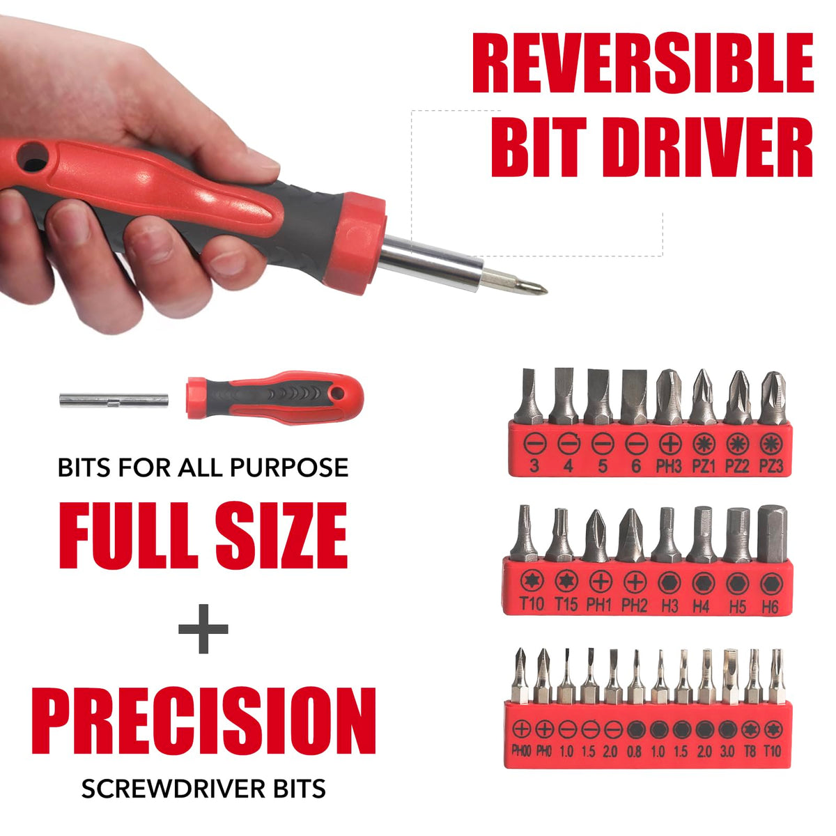 Basic Home Red Tool Kit - 38 Pieces Tool Set with Portable StoraBoxes for Daily Repairing and Maintenance, Home DIY Tool Kit Set for Office & Garage