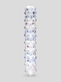 Lovehoney Nubby Textured Sensual Glass Dildo, Purple