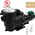 vevor 1hp 110/220v swimming pool pump motor hayward in/above ground strainer