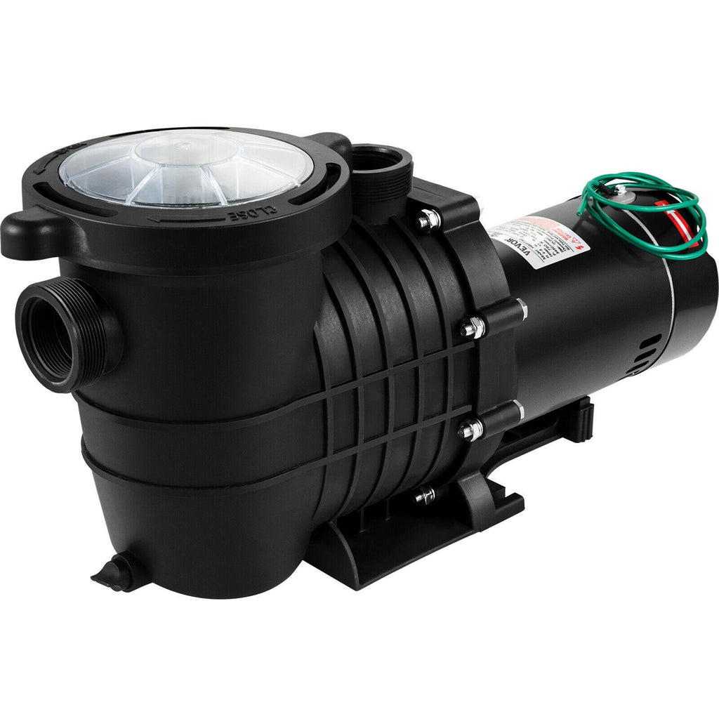 vevor 1hp 110/220v swimming pool pump motor hayward in/above ground strainer
