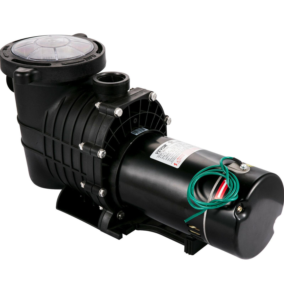 vevor 1hp 110/220v swimming pool pump motor hayward in/above ground strainer