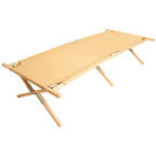 Maine Herita84 in. x 30 in. Hard Wood Frame Polyester Cover Cot