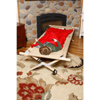 Maine Herita84 in. x 30 in. Hard Wood Frame Polyester Cover Cot