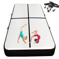 Fbsport 2m Width Black 6m*2m*0.2m Air Track Floor Home Inflatable Gymnastics Tumbling Mat GYM+Pump