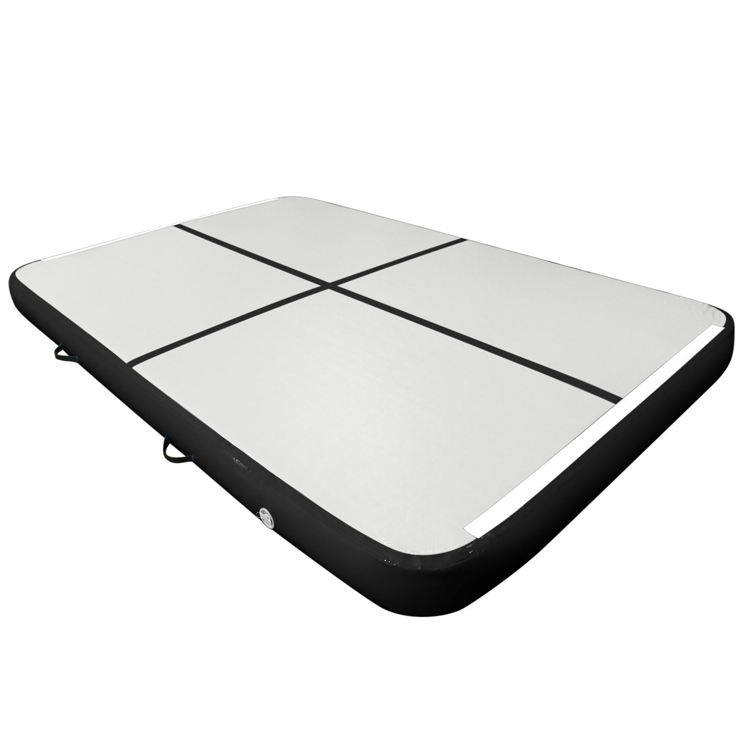 Fbsport 2m Width Black 6m*2m*0.2m Air Track Floor Home Inflatable Gymnastics Tumbling Mat GYM+Pump