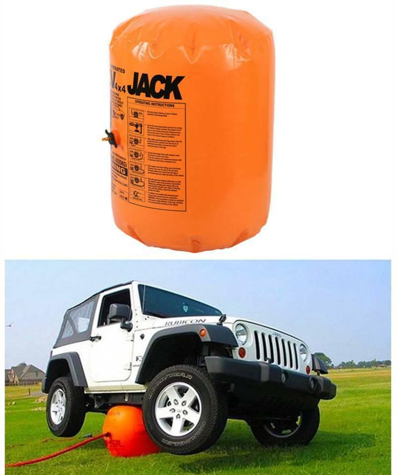 4 Tonne (8800LBS) Exhaust Inflatable Air Jack Bag Vehicle  Rescue 11 Tools Set