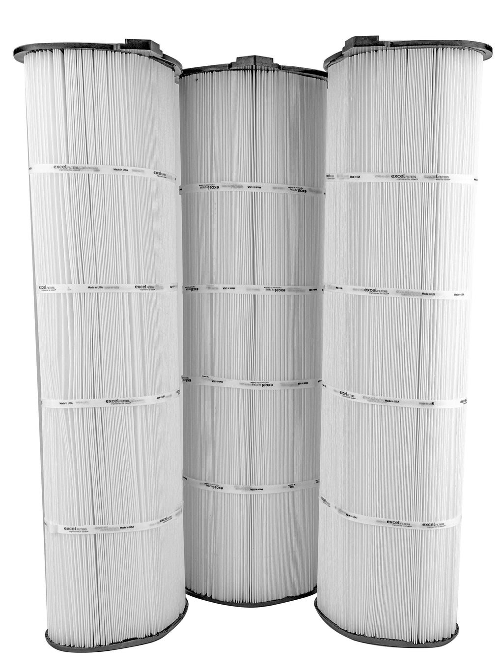 xls-929 3 pack replacement pool filter cartridge for jacuzzi triclops tc600 pool filter (oval)