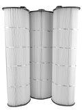 xls-929 3 pack replacement pool filter cartridge for jacuzzi triclops tc600 pool filter (oval)