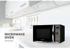 Emerson 1.2 CU. FT. 1100W Griller Microwave Oven with Touch Control,  Steel, MWG9115SB